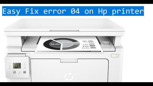 How to fix error 04 on hp mfp m130a printer How to fix error 04 on hp mfp m130a printer