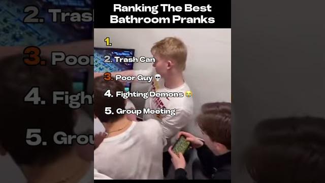 Top 5 best bathroom pranks ranked Top 5 best bathroom pranks ranked