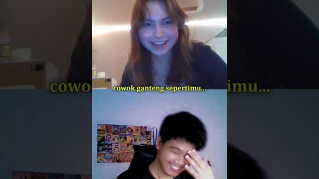 Ya beginilah kalau bule langsung jatuh cinta sama cowok indonesia #shorts #ometv #omegle #funny Ya beginilah kalau bule langsung jatuh cinta sama cowok indonesia #shorts #ometv #omegle #funny