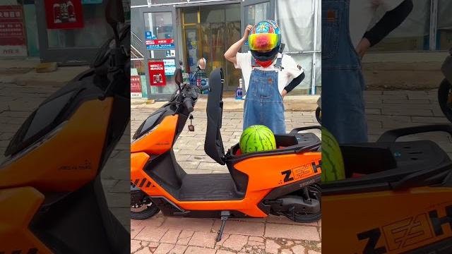 She got a watermelon #viral #funny #motovlog #trending #top #motorcycle #cute #bikelover #shorts She got a watermelon #viral #funny #motovlog #trending #top #motorcycle #cute #bikelover #shorts