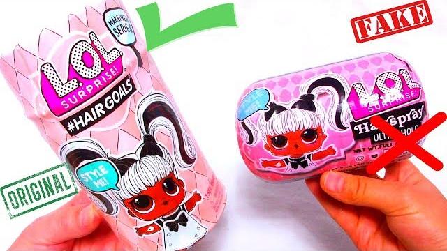Оригинал lol hairgoals makeover surprise и подделка series 5 big распаковка лол blind bags fake Оригинал lol hairgoals makeover surprise и подделка series 5 big распаковка лол blind bags fake