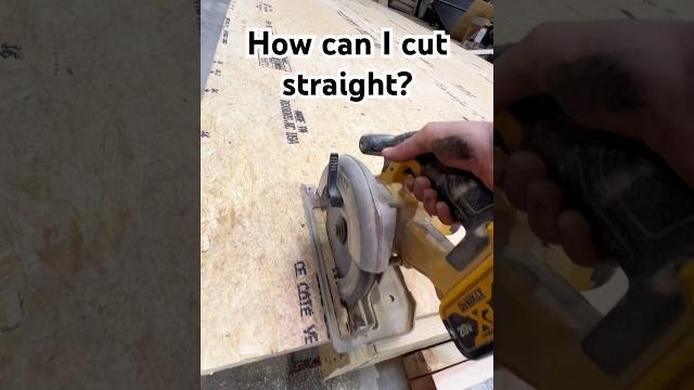 How can i cut so straight? #diy #woodworking #carpentry #shed #construction #woodwork #framing How can i cut so straight? #diy #woodworking #carpentry #shed #construction #woodwork #framing