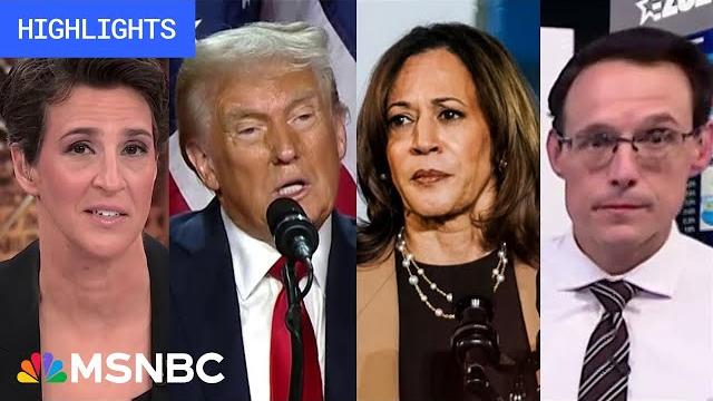 Harris v. trump: msnbc highlights of election day 2024 Harris v. trump: msnbc highlights of election day 2024