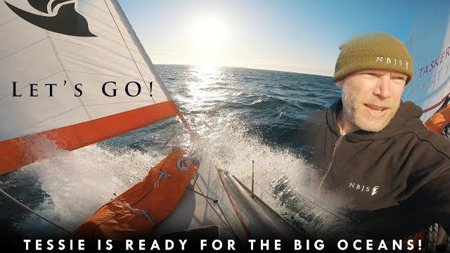 Giving tessie a full test sail before lindisfarne! Giving tessie a full test sail before lindisfarne!