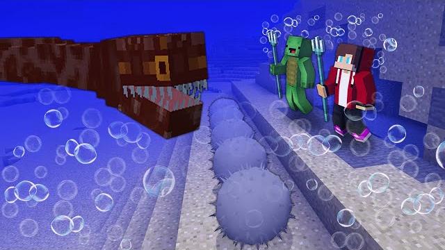 Giant eel vs. security Giant eel vs. security