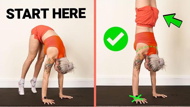 Do this to learn to handstand fast Do this to learn to handstand fast