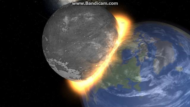 Universe sandbox 2 - theia collision w/ earth Universe sandbox 2 - theia collision w/ earth