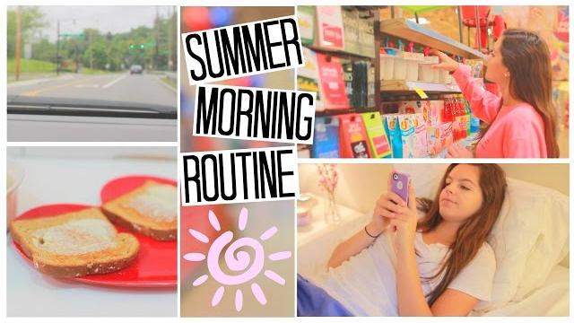 My summer morning routine! | 2015 My summer morning routine! | 2015