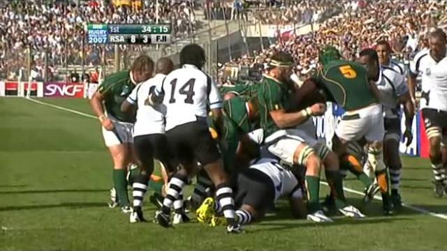 Rugby 2007. quartefinal. south africa v fiji Rugby 2007. quartefinal. south africa v fiji