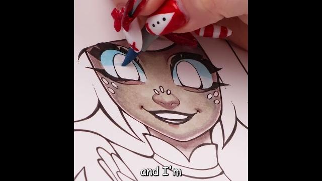 Drawing emily from hazbin hotel Drawing emily from hazbin hotel