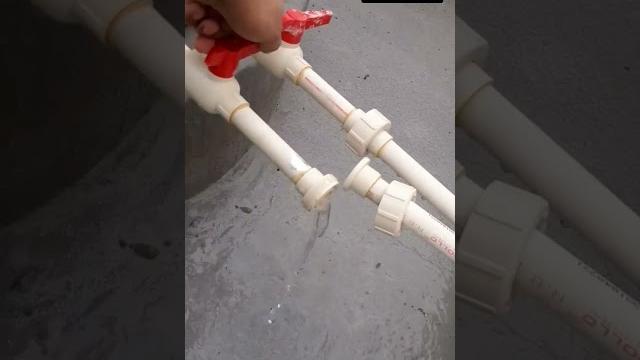 Cpvc pipe fitting roof water tank | water tank connection union | water tank connection | #plumbing Cpvc pipe fitting roof water tank | water tank connection union | water tank connection | #plumbing