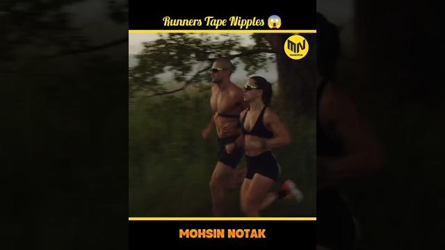 Why marathon runners tape nipples #shorts Why marathon runners tape nipples #shorts