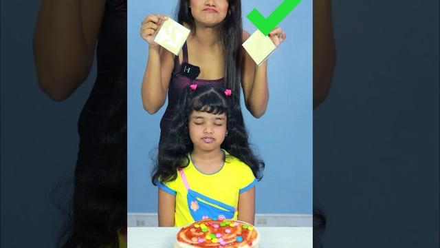 Yes or no? pizza cake challenge #shorts #foodchallenge Yes or no? pizza cake challenge #shorts #foodchallenge