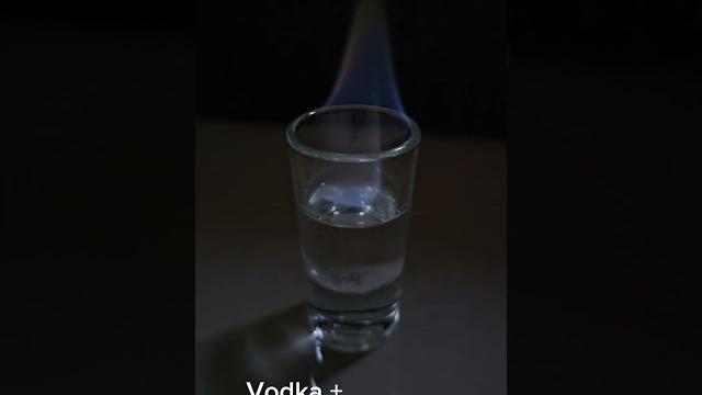 How to determine methanol in vodka. solution on fire! #science #experiment #knowledge #methanol How to determine methanol in vodka. solution on fire! #science #experiment #knowledge #methanol