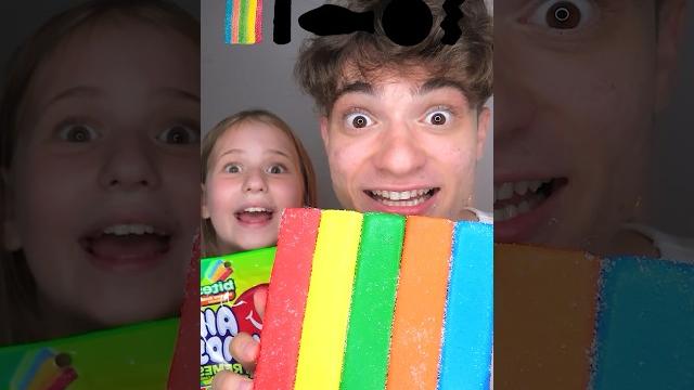 Sour candy emoji challenge with my little sister! Sour candy emoji challenge with my little sister!