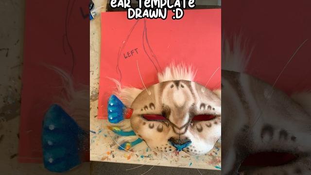 Making a therian mask commission! #therian #therianthropy #theriangear #furry #therianmask #funny Making a therian mask commission! #therian #therianthropy #theriangear #furry #therianmask #funny