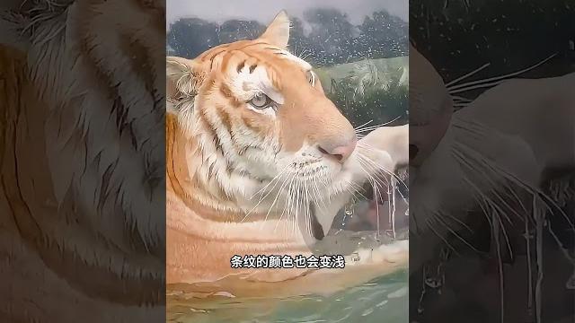 白虎为什么是白色的?#科普 #神奇动物 #白虎 #黑豹 白虎为什么是白色的?#科普 #神奇动物 #白虎 #黑豹