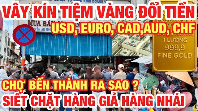 Tình hình chợ bến thành ra sao sau khi siết chặt hàng giả hàng nhái i đông người vây kín tiệm vàng i Tình hình chợ bến thành ra sao sau khi siết chặt hàng giả hàng nhái i đông người vây kín tiệm vàng i