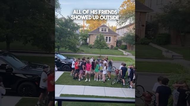 This high school student has some good friends This high school student has some good friends