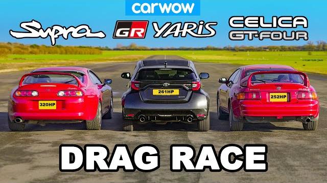 Toyota supra mk4 v gr yaris v celica gt-four: drag race Toyota supra mk4 v gr yaris v celica gt-four: drag race