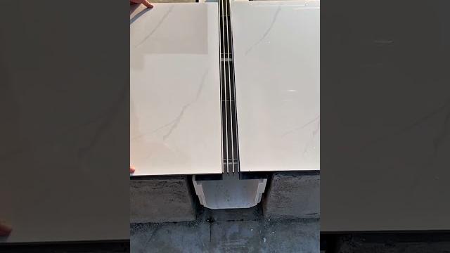 Linear gutter, hidden drainage system, beautiful and practical #gutters #tools #drain#hardware Linear gutter, hidden drainage system, beautiful and practical #gutters #tools #drain#hardware