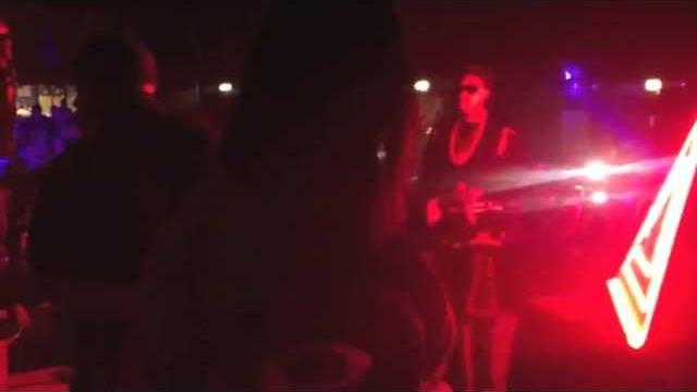 Suzie mac on stage with tyga... Suzie mac on stage with tyga...