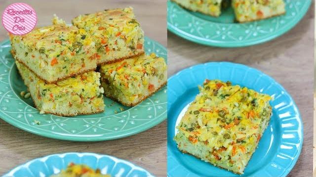 Torta colorida de legumes | receitas da cris Torta colorida de legumes | receitas da cris