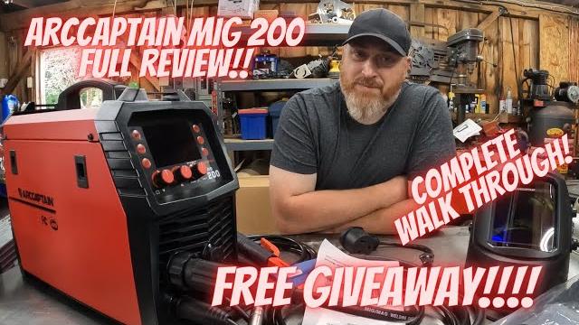 Best value in welders?? arccaptain mig 200 multi process welder review and complete tutorial!! Best value in welders?? arccaptain mig 200 multi process welder review and complete tutorial!!