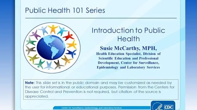 Introduction to public health Introduction to public health