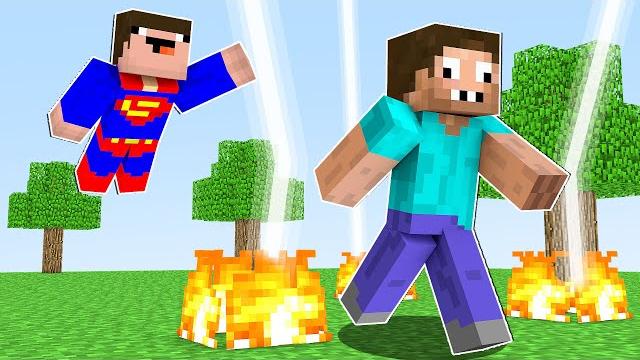 Нуб супермен затроллил про в майнкрафт ! нубик спидраннер против охотника в minecraft дак плей Нуб супермен затроллил про в майнкрафт ! нубик спидраннер против охотника в minecraft дак плей