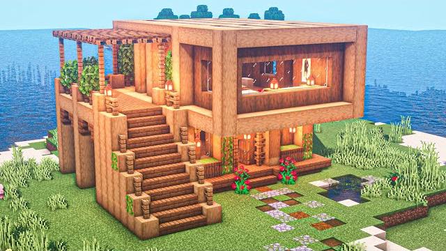 Minecraft: как построить стартовый дом 2 этажа в майнкрафт? Minecraft: как построить стартовый дом 2 этажа в майнкрафт?
