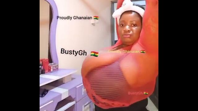 Woman with big breast flaunts her melons Woman with big breast flaunts her melons