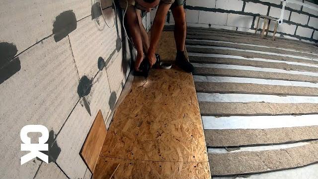 Черновой пол по балкам своими руками Черновой пол по балкам своими руками