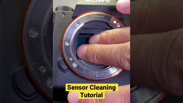 Camera sensor cleaning tutorial Camera sensor cleaning tutorial