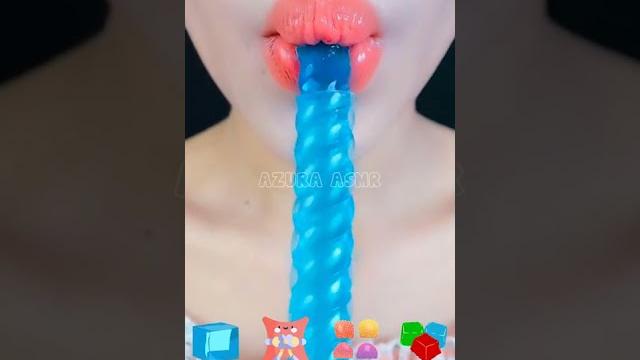 Lip eating sweet food video - yummy food eating video Lip eating sweet food video - yummy food eating video