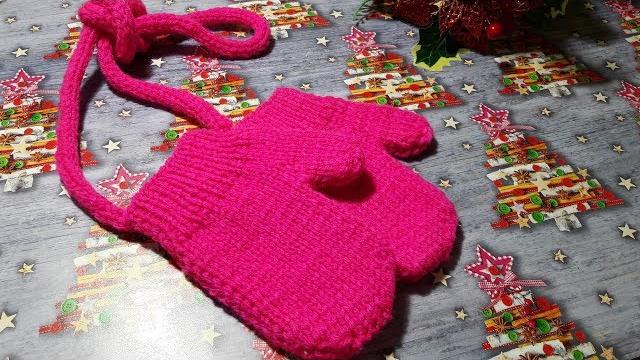 Варежки спицами для начинающих на двух спицах . Варежки спицами для начинающих на двух спицах .