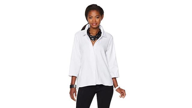 Marlawynne chevron button down blouse Marlawynne chevron button down blouse