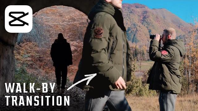 How to create a walk by transition in capcut How to create a walk by transition in capcut