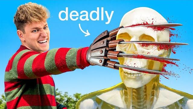 I tested horror movie weapons in real life! I tested horror movie weapons in real life!