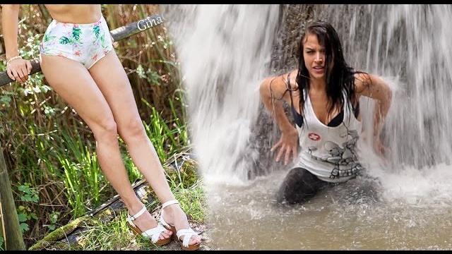 Gina carla tv ️ leg workout with accident! Gina carla tv ️ leg workout with accident!