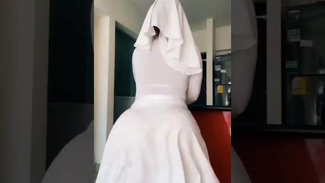 White hijab hot sexy White hijab hot sexy