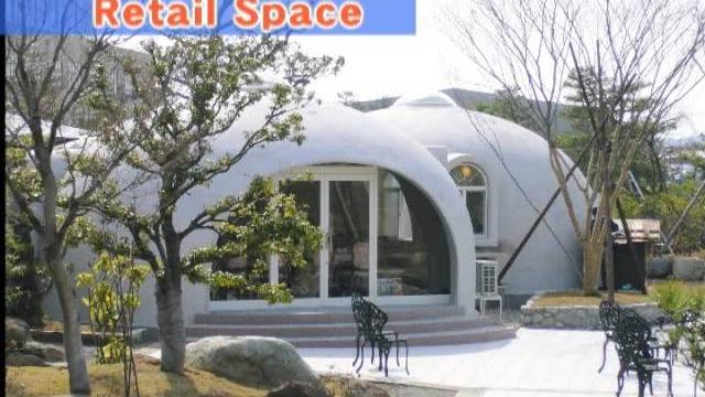 Expanded polystyrene made dome house Expanded polystyrene made dome house