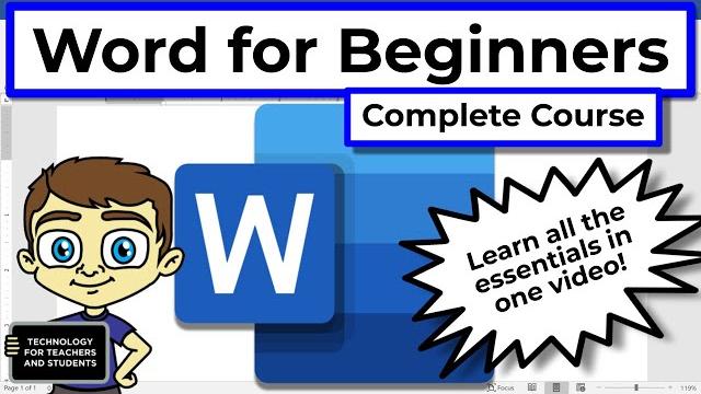 Microsoft word for beginners - the complete course Microsoft word for beginners - the complete course
