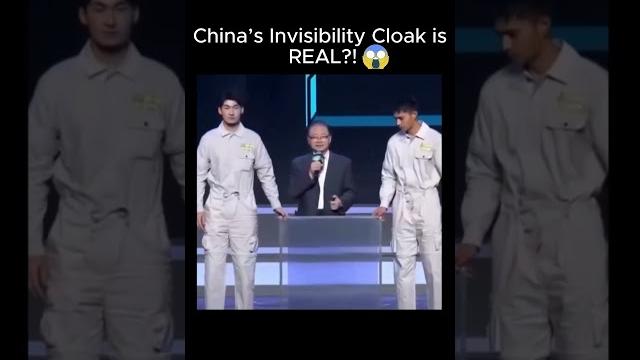 China's invisibility cloak is real?! China's invisibility cloak is real?!