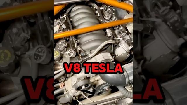 V8 ls swapped tesla! #lsswap #v8 #icet V8 ls swapped tesla! #lsswap #v8 #icet