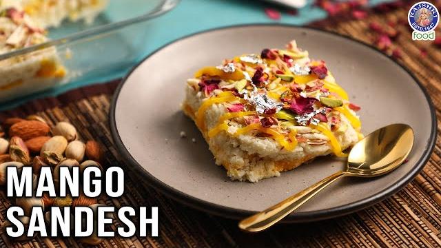 Mango sandesh recipe | summer special desserts at home | mango dessert recipes | chef ruchi Mango sandesh recipe | summer special desserts at home | mango dessert recipes | chef ruchi