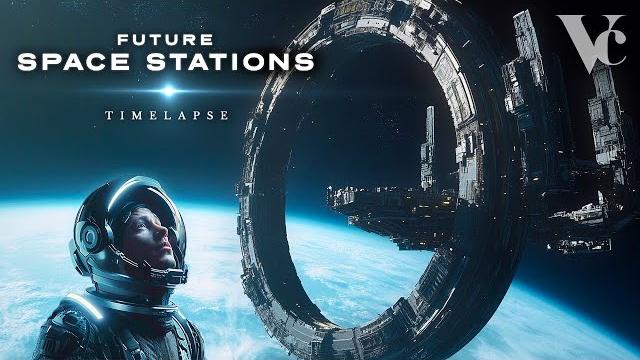Timelapse of future space stations Timelapse of future space stations
