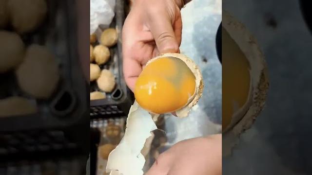 There are three yolks in this egg There are three yolks in this egg