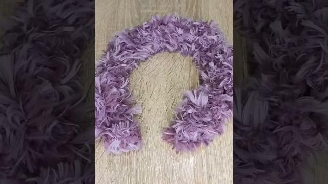 Красивый ободок за 5 мин.использовалась пряжа alize puffy fur.также подойдёт puffy или puffy fine. Красивый ободок за 5 мин.использовалась пряжа alize puffy fur.также подойдёт puffy или puffy fine.