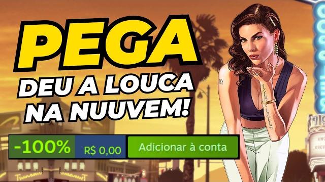 Uau! 4 jogos pagos de graça, novos jogos grátis do prime e steam e gta em oferta histórica na nuuvem Uau! 4 jogos pagos de graça, novos jogos grátis do prime e steam e gta em oferta histórica na nuuvem